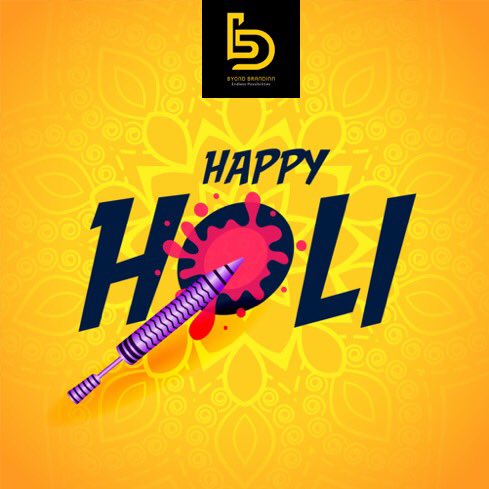 ByondBrandinn's tweet photo. Wishing a bright and colourful life to you all #HappyHoli2020 https://t.co/qBec6Z57FR