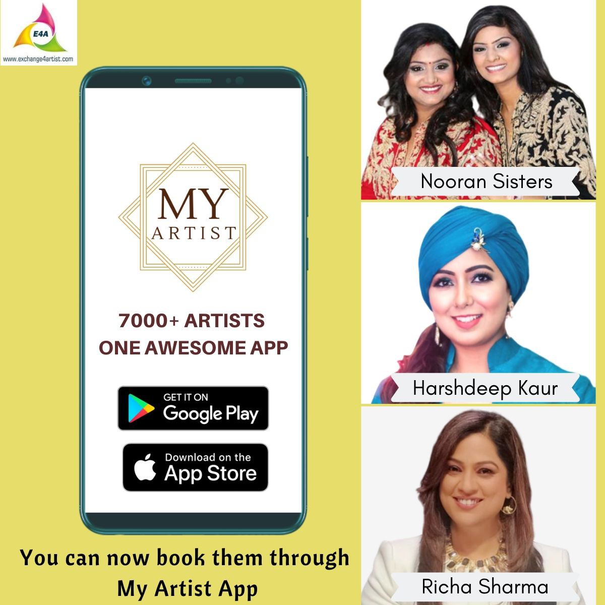 E4Amanagement's tweet photo. Sufi Singers Available For Your Upcoming Event .
Book them now for your upcoming events.
DM us for more info or visit the link in bio to connect with us.

#exchange4artist #myartistapp #artistmanagement #artistmanagementlife #events #artist #artistoftheday #sufisingers #singer https://t.co/Xg0iXjx0yJ