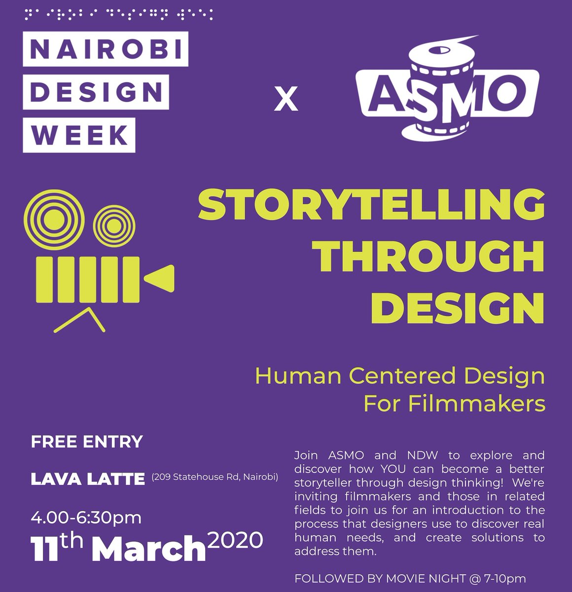 DesignKenyaS's tweet photo. We https://t.co/ZIbwrtdAku have attended at least one @nairobidesignweek event since Sunday. If not and today is tight, plan for tomorrow...tou won't regret it
#ndw2020 #DesignLeadership #DesignKenyaSociety #AfrikanDesign https://t.co/2qjLFCKv2P