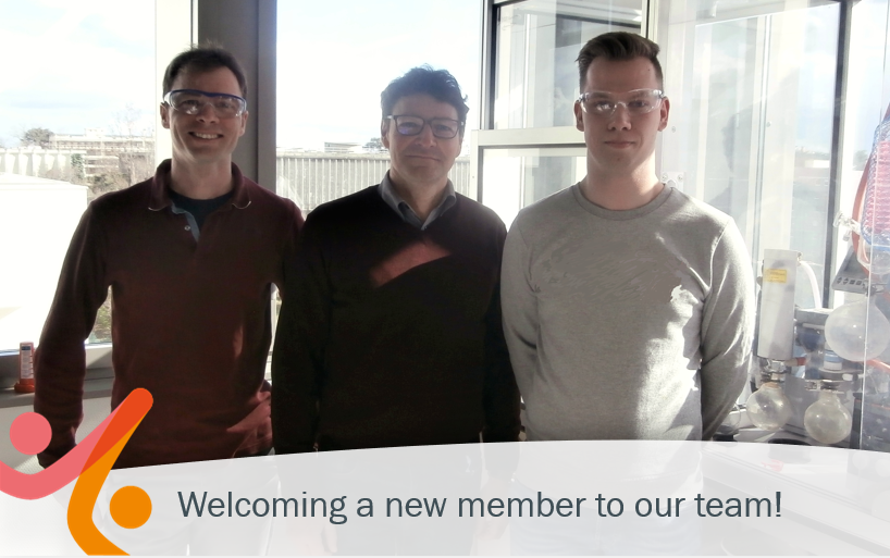 With the arrival of Mark Wever as a PhD candidate, the @HelixAnti  team of Edelris is now ready to perform cutting-edge science!