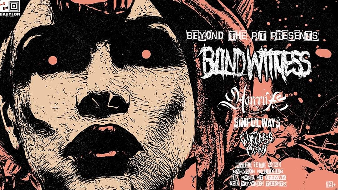pit_613's tweet photo. This Saturday at @BabylonOttawa 
@blindwitness101 @HorcruxOttawa   and more 🔥 https://t.co/vZ9M290Y9o