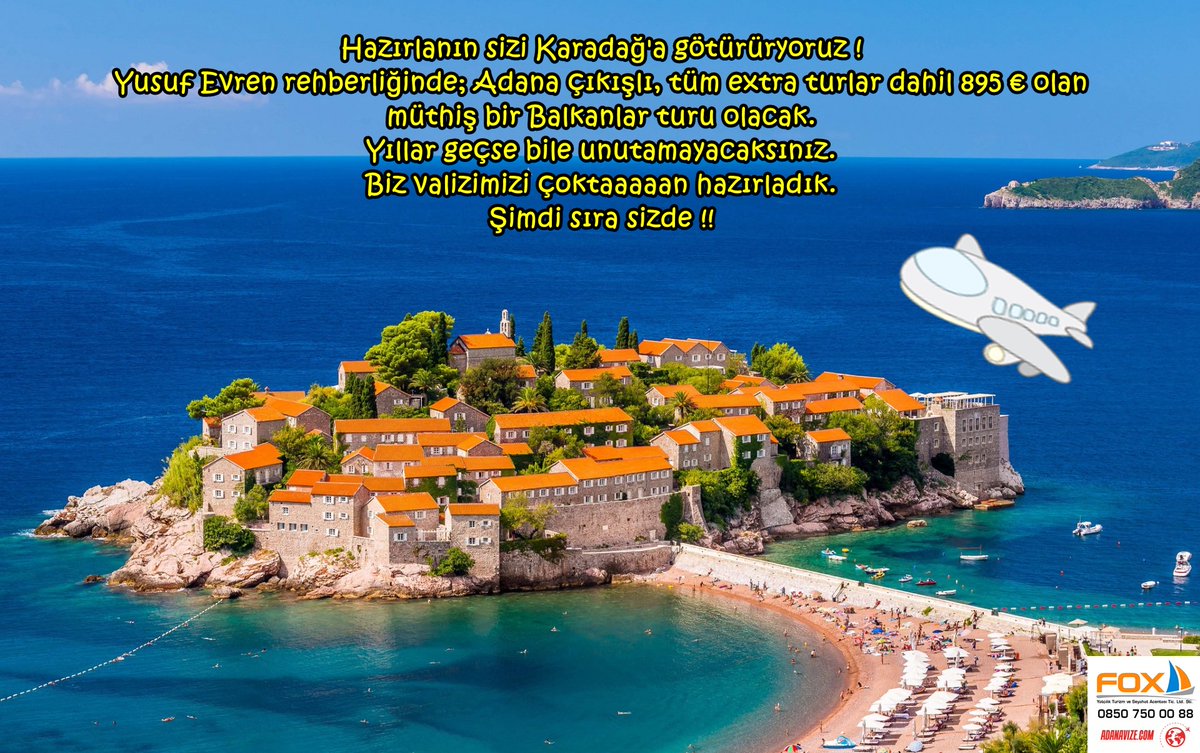 FOXTUR2's tweet photo. #Montenegro #Karadağ #Budva #Kotor 
TÜM EKSTRALAR DAHİL ! https://t.co/3II4GqgkoK