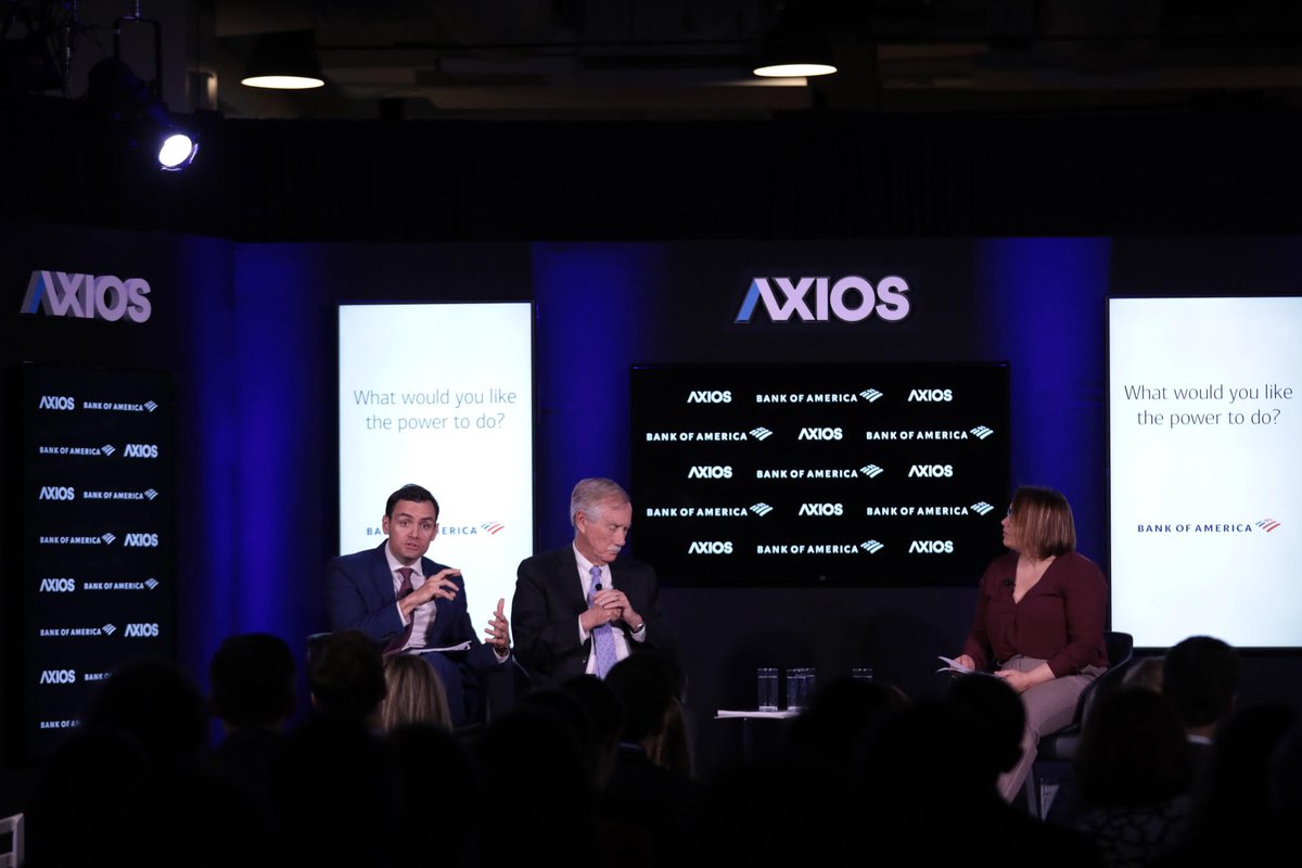 axios's tweet photo. @SenAngusKing @chairmang @CISAgov @CISAKrebs @margarettalev .@chairmang on taking a stand in cybersecurity policy: “I would reject any source of moral equivalence between us and Russia and China. [Our policy] is defensive, and it’s in partnership with our allies. We are acting in concert with the free world.” #Axios360 https://t.co/tJqDTGXzII