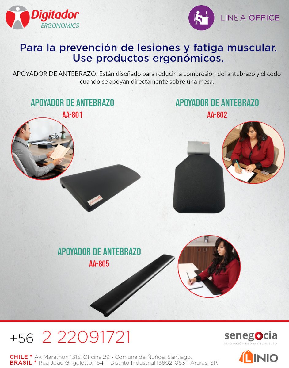 DigitadorLtda's tweet photo. Conoce los APOYADORES DE ANTEBRAZO, que están diseñados para reducir la compresión del antebrazo y el codo cuando se apoyan directamente sobre una mesa. Visite nuestro sitio web https://t.co/SEisgPeq4w y vea una amplia gama de productos ergonomicos #Ergonomia #DigitadorErgonomics https://t.co/ATSg8jxpJM