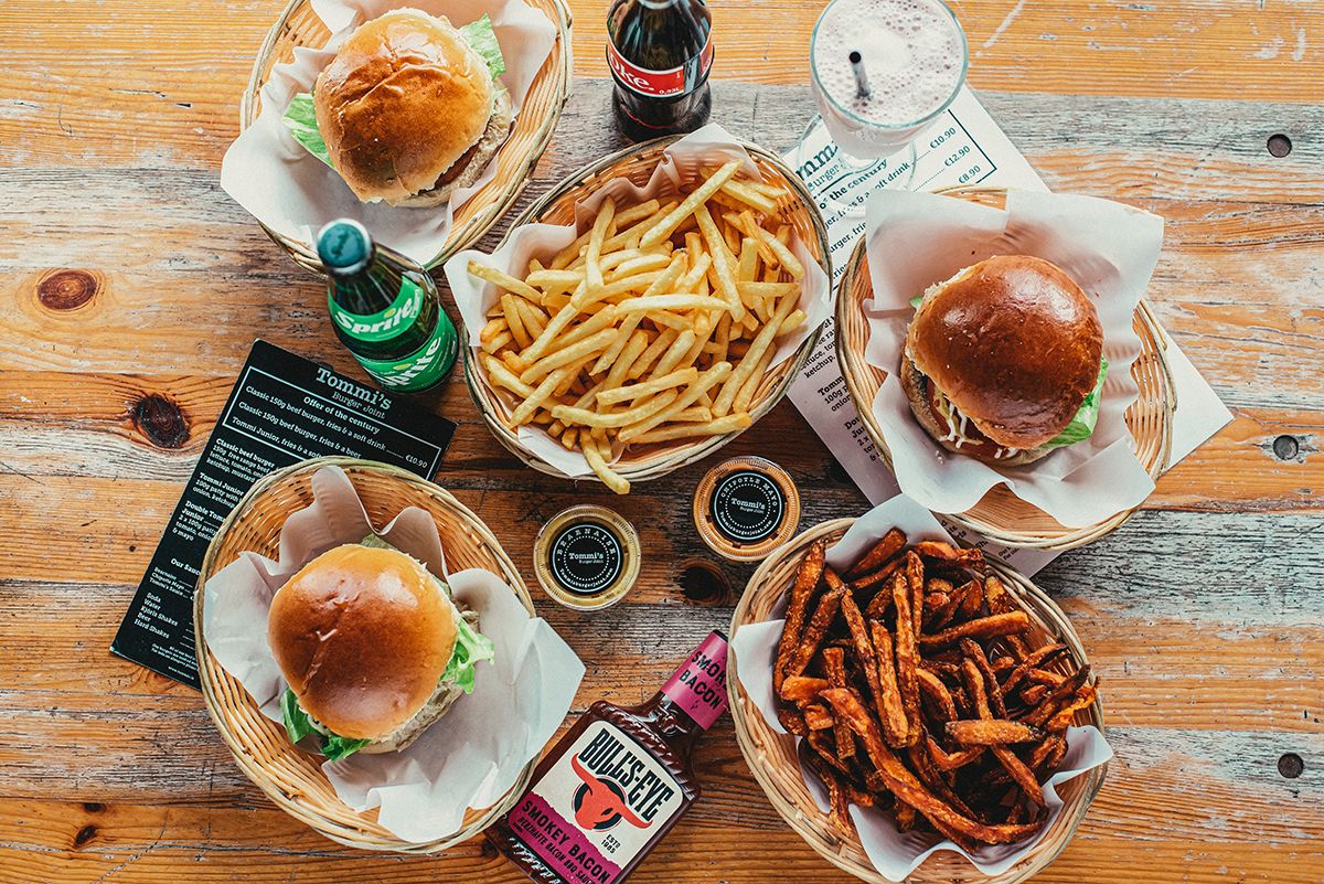 Come one, come all! It's Tommi's Tuesday, and we've got your lunch and dinner plans covered! Get a burger, fries and a soft drink for just £7.90 all day today #tommisburgerjoint #tommistuesdays