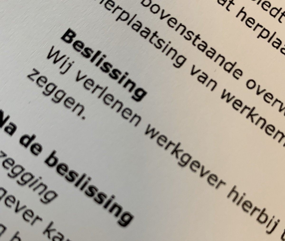EigenwijzeTine's tweet photo. Yes 💪🏻 #jurist #arbeidsrecht #happy #positiefbericht #ontslagvergunning #verleend https://t.co/mz29ClZEDQ