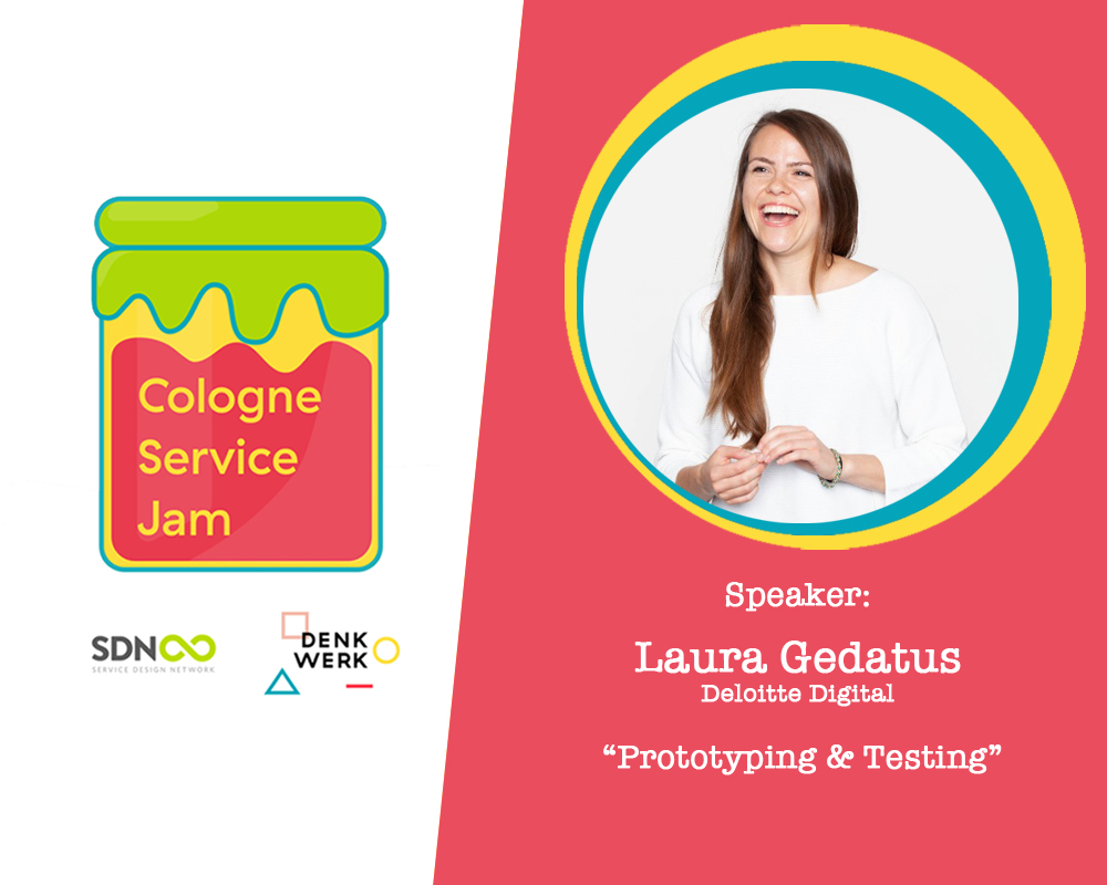 Speaker Announcement: Joining the Cologne Service Jam this year - Laura Gedatus of <a href="/DeloitteDigital/">Deloitte Digital</a> to share her knowledge on prototyping &amp; testing: bit.ly/SDNgsjam20 #gsjam #servicedesign #innovation