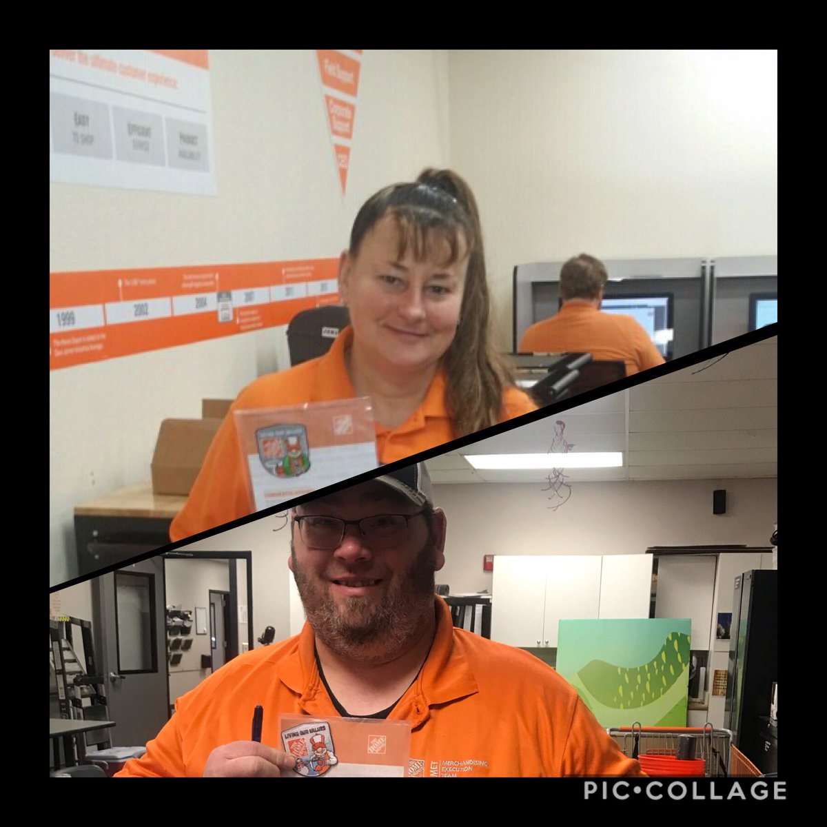 Great job to both James and Char!!! James is this months AOM and Char is the Pay it Forward Homer Recipient. Way to represent our Values!👍🎉<a href="/ericstout32/">Eric Stout</a> <a href="/Stuhr2001/">Philip Stuhr</a>
