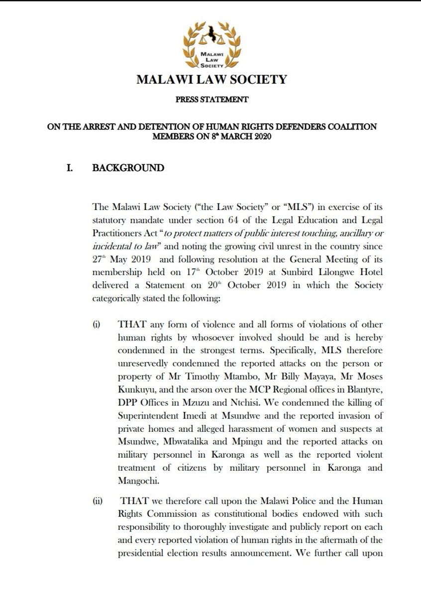 Malawi Law Society (@mlsmalawi) on Twitter photo 