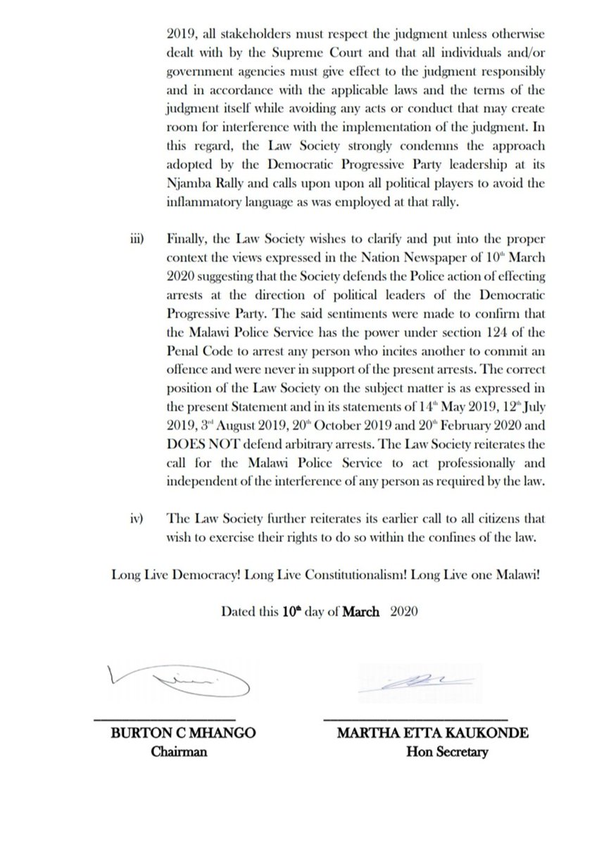 Malawi Law Society (@mlsmalawi) on Twitter photo 