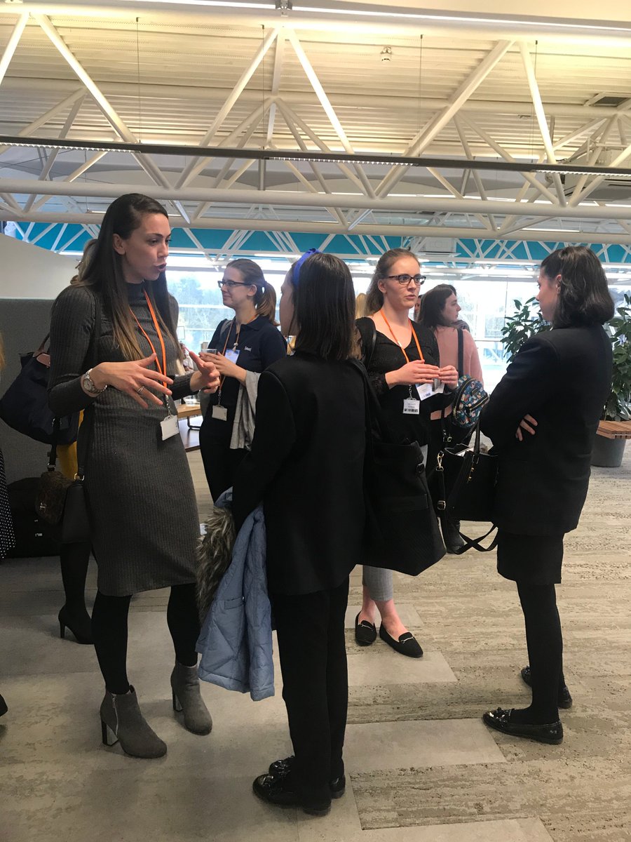 mayfieldschool's tweet photo. The Female Lead Society @mayfieldschool at an EBP ‘Create Your Career’ event. A networking event led by a group of amazing women. Developing leadership & networking skills in our young people. #FLS #molima #networking #IWD2020 #inspirationalwomen #aimhigh #teachtechsolutions #ebp https://t.co/0TMe59zO94