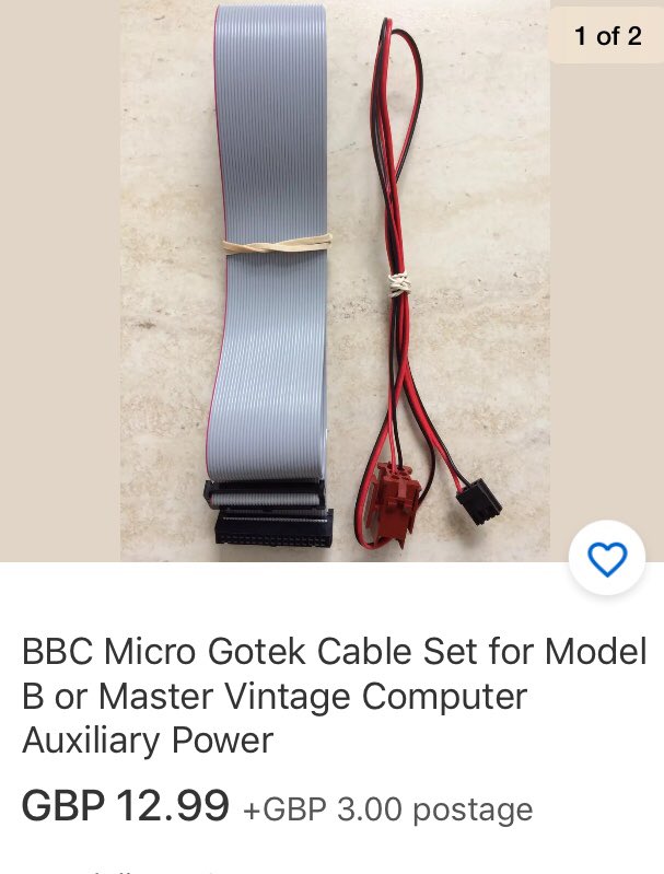 D_Powell77's tweet image. Gotek cable set for BBC Micro model B and Master vintage computer. Available on eBay. #bbccomputer #bbcmicro #vintagecomputer #retrogames #RETROGAMING #gotek #retrocomputer