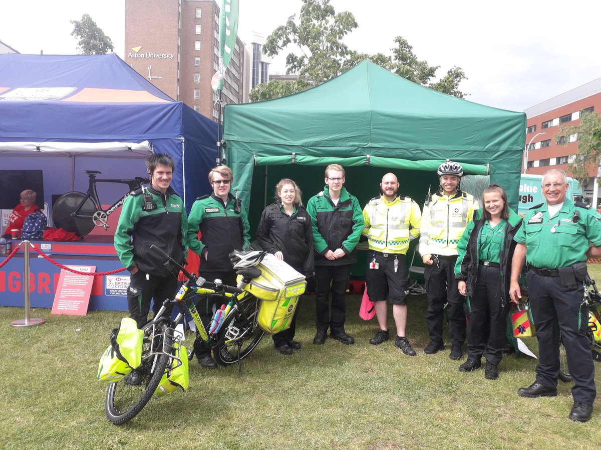 Second event visit of the day, to the amazing SJA team covering UK Let's Ride Birmingham - thanks everyone!