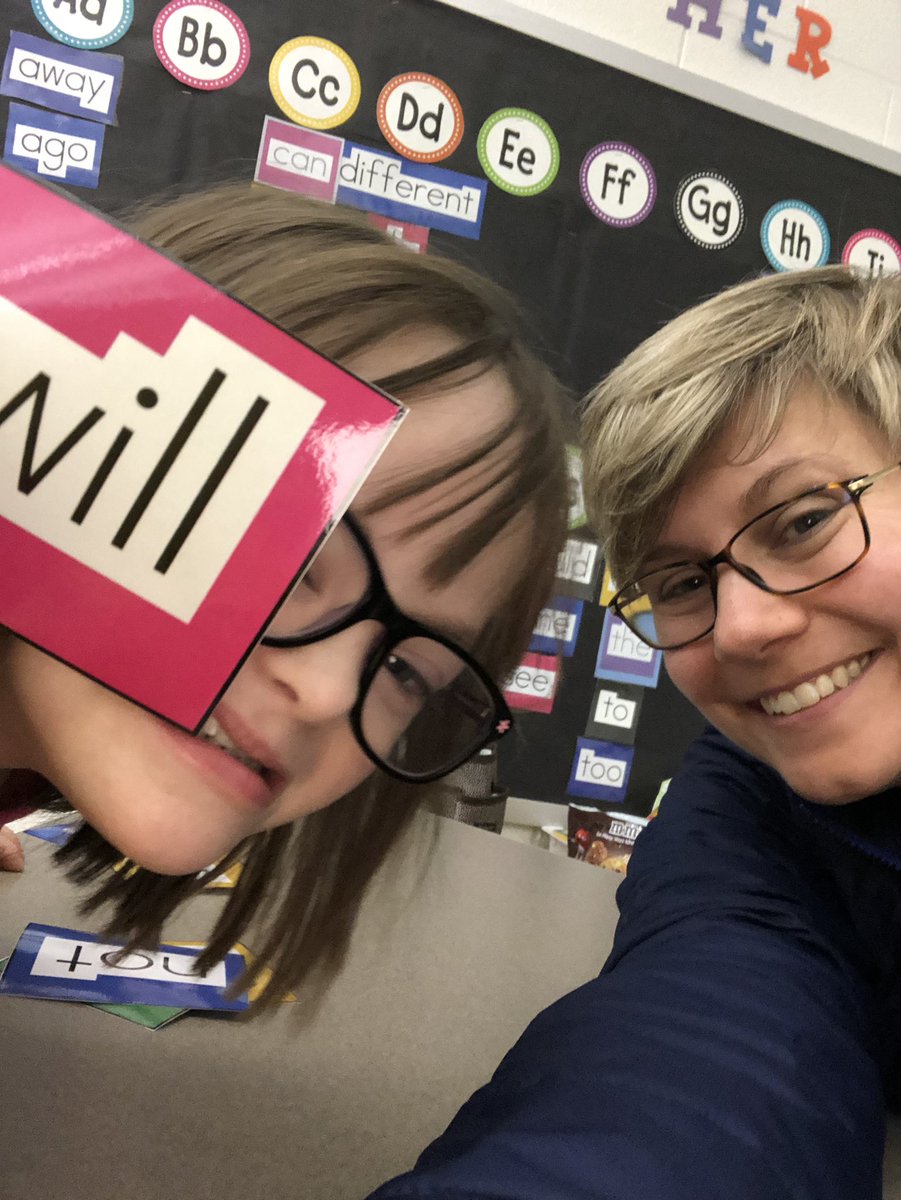 mrsemcquade's tweet photo. Sweet Miss L loves to play teacher with our sight words if we finish our lesson early and Mr. J just loves a good selfie. #makelearningfun #oneRCE #10YearsStrong #sweetkiddos #lovemyjob https://t.co/O2YcXyRIfO