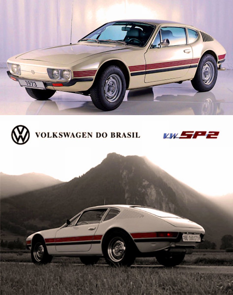 1973 Volkswagen SP 2, manufactured in Brazil.