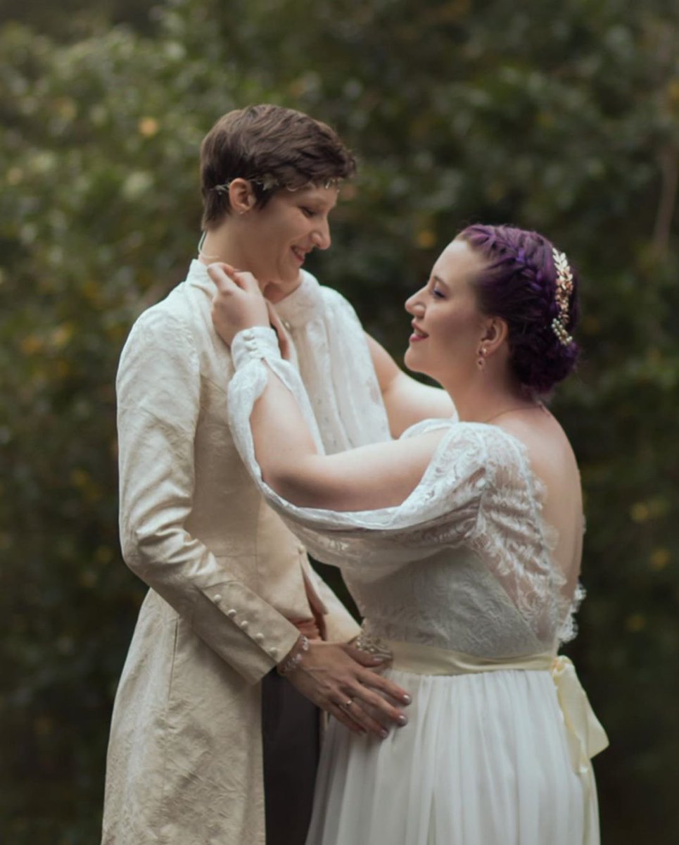 duckdame's tweet photo. Its my one year anniversary
#lgbtq #lesbian #lesbianwedding #wedding #loveislove #girlswholovegirls #marriage #anniversary #fairytale https://t.co/KOvmUFsZzW