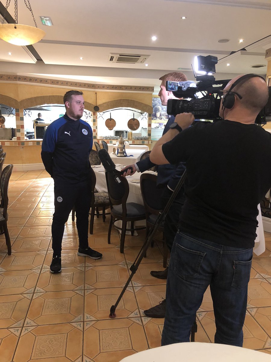 LaticsCommunity's tweet photo. 👏 Our thanks to @GranadaReports for covering the event! 

👀 Keep a lookout this evening for the feature on the #EFLDayofAction! 

#wafc 🔵⚪️💚 https://t.co/0fvxxixVWQ