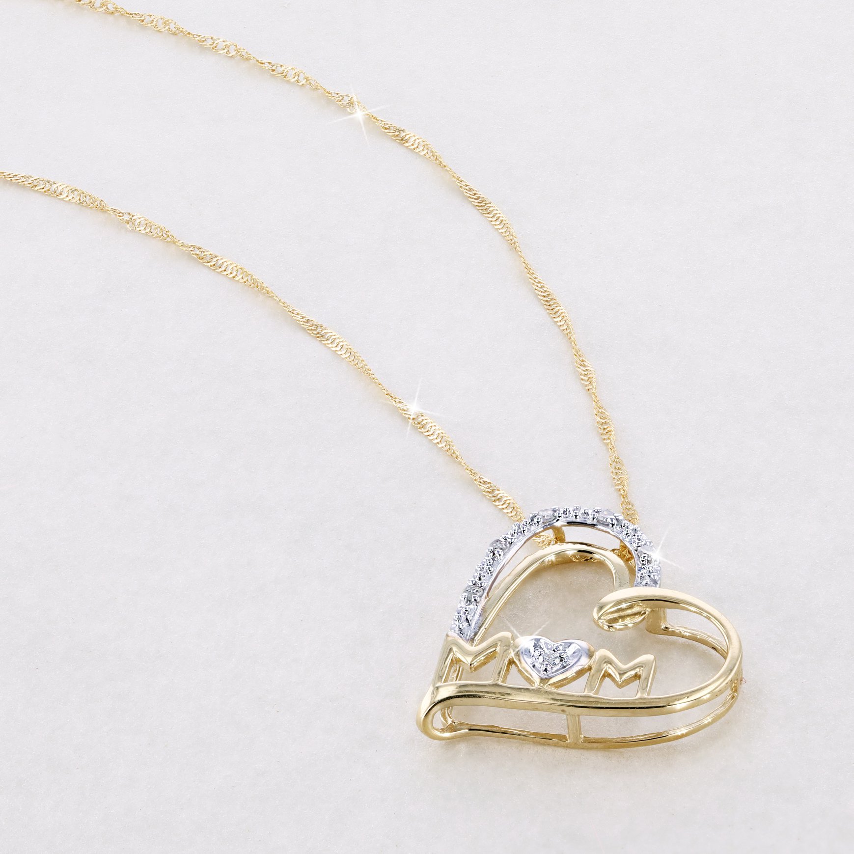 Warren James diamond pendant necklace, so cute !... - Depop