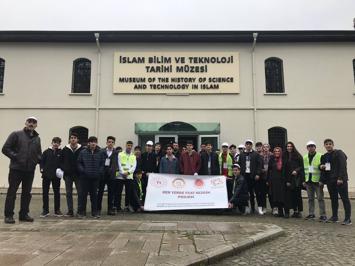 Çatalca Şehit Halil İbrahim Gürel AİHL olarak GENÇLIK VE SPOR BAKANLIĞININ GPDP(2019/1) kapsamında ki HER YERDE FUAT SEZGİN Projemizin İSLAM BİLİM VE TEKNOLOJİ TARİHİ MÜZESİ gezimizden kareler.  <a href="/GCatalca/">Çatalca Kaymakamlığı</a> <a href="/CagilKasapoglu/">Cagil M. Kasapoglu</a> <a href="/tcmeb/">Millî Eğitim Bakanlığı</a> <a href="/gencliksporbak/">Gençlik ve Spor Bakanlığı 🇹🇷</a> <a href="/SehitGurel/">ÇATALCA ŞEHİT HALİL İBRAHİM GÜREL AİHL</a> <a href="/GSBgenclik/">Gençlik Hizmetleri</a> <a href="/gsb_eak/">Eğitim, Araştırma ve Koordinasyon Genel Müdürlüğü</a>