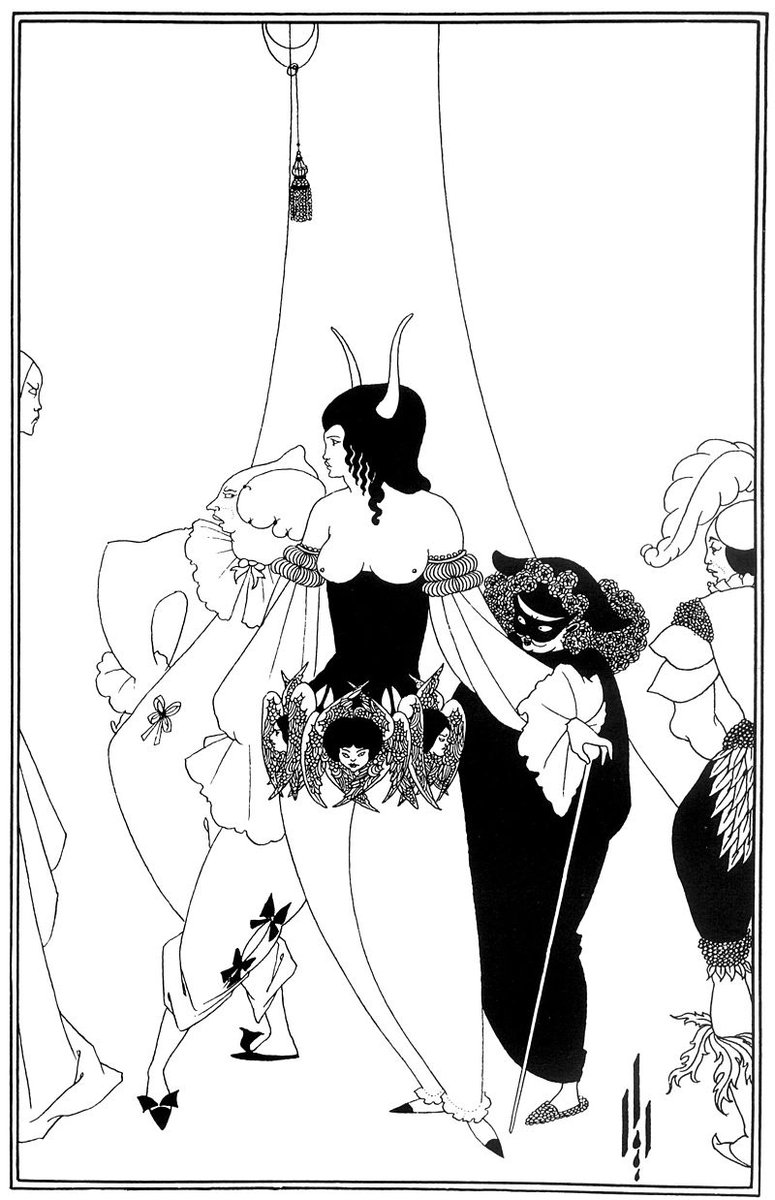 @nimpos ビアズリーも描いてますが、こちらでは。 
