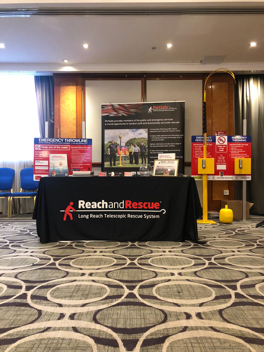 ReachandRescue's tweet photo. All set for water rescue discussions with elected members today @LGAfirerescue conference @Lancs_FireDCFO
#LGAfire #ReachandRescue #PickUpaPole #LGA #Portsafe #ThrowlineBoard https://t.co/TfVcAXi2FQ