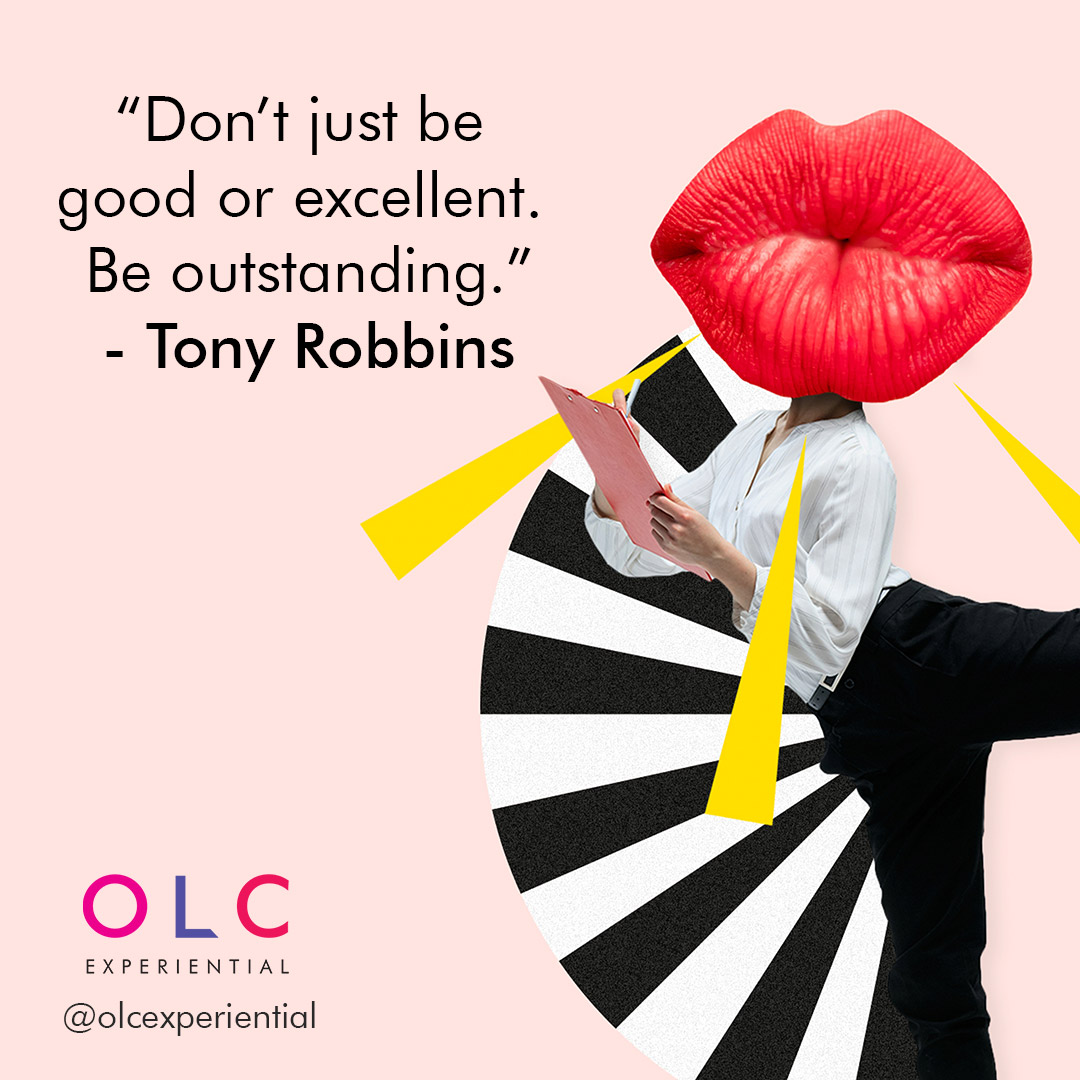 "Don't just be excellent. Be outstanding."
- Tony Robbins

In a world where markets are saturated, this is how you set yourself apart.
.
.
.
.
.