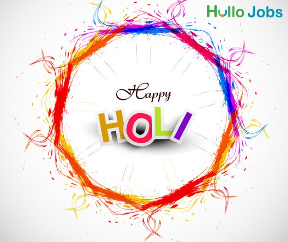 Hullojobs1's tweet photo. Our Bright, Colourful &amp; Joyful wishes for the festival of Holi, from team https://t.co/knJGc8udcE ! Happy Holi!!

#HappyHoli2020 #Holi #Holi2020 #HoliFestival https://t.co/zaEJwdtb0a