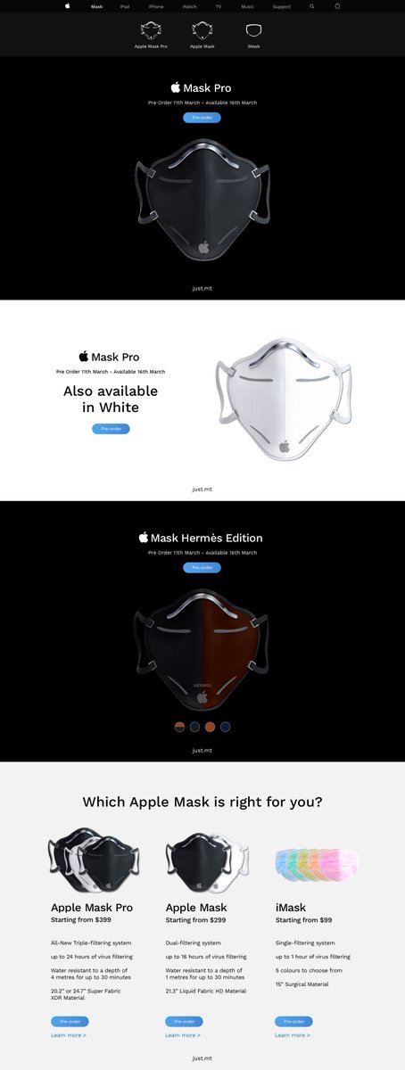 jciappara's tweet photo. Introducing .. Apple Mask.. 
https://t.co/uBZzkrlk6O
•
@Apple #Mask #Corona #Virus #AppleMask #Apple #Designer https://t.co/c8fTrdNwPj