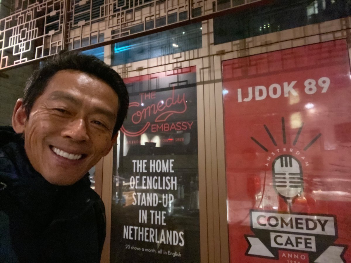 ぜんじろう オランダのアムステルダムでのスタンダップコメディ 日本語 の公演が 急遽中止になったんですが オランダ語でやってる地元のコメディクラブに駆け込み 交渉し 英語で出演させていただく事になりました 爪痕残して来ます 僕の好きな言葉