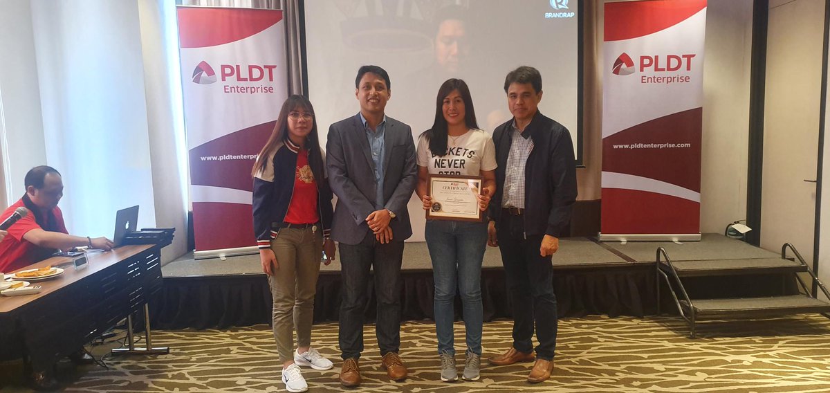 PLDTEnterprise's tweet photo. PLDT Enterprise VP and Head for Corporate Relationship Management Chito Franco welcomed its channel partners in South Luzon that will be powering the businesses in the area. https://t.co/N62xs5ouZE