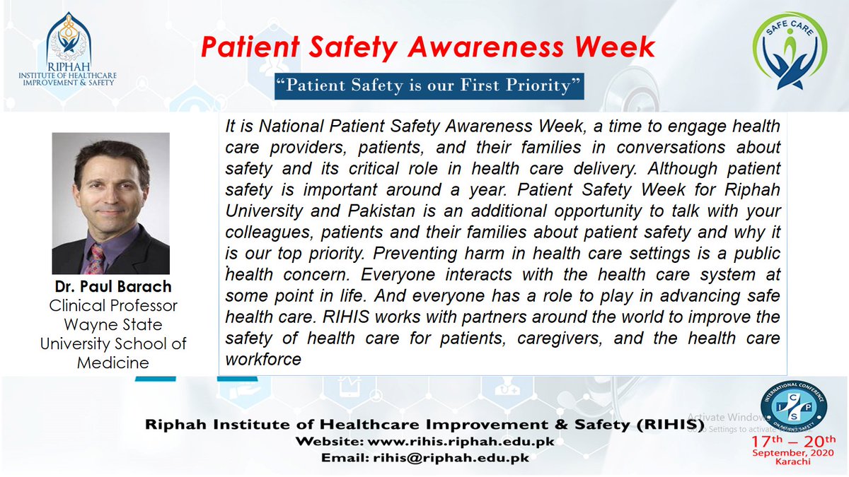 RIHIS_RiphahUni's tweet image. #RIHIS #RIU #PSAW2020 #Message