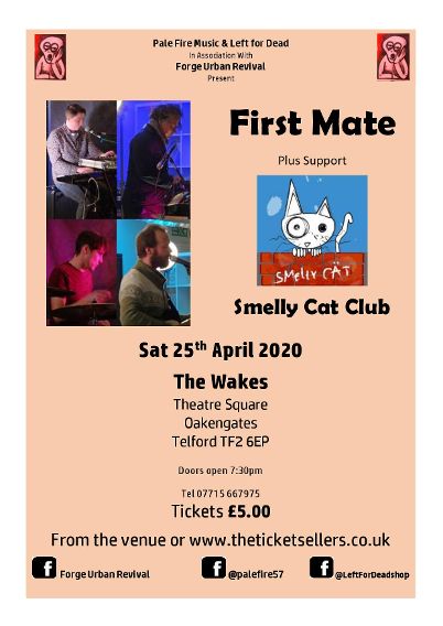 forgeurbanR's tweet photo. Loved First Mate when they last came to The Wakes, great they are joining us again, this time with Smelly Cat Club.  Tickets are available online at https://t.co/WspPYtEpPw #folk #livemusic https://t.co/4UhO5C3QoT