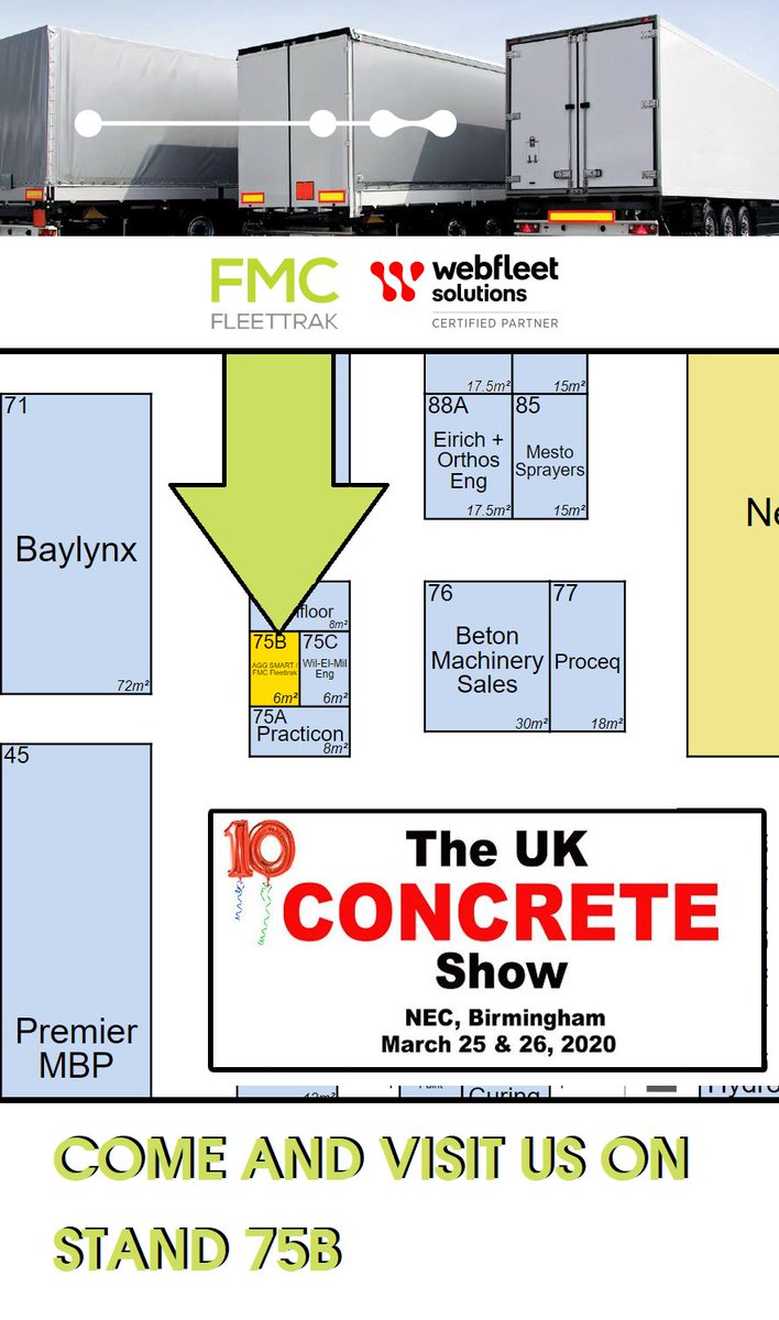 FMCFleettrak's tweet photo. We are going to the @UKConcreteShow !
15 DAYS TO GO!
MAKE SURE YOU COME AND VISIT US ON STAND 75B ON 25TH & 26TH MARCH!
https://t.co/DYQopbQ8xB
#webfleetsolutions #ukconcreteshow2020 #ukconcrete #fmcfleettrak #trackingsolutions https://t.co/W1KzfgRzun