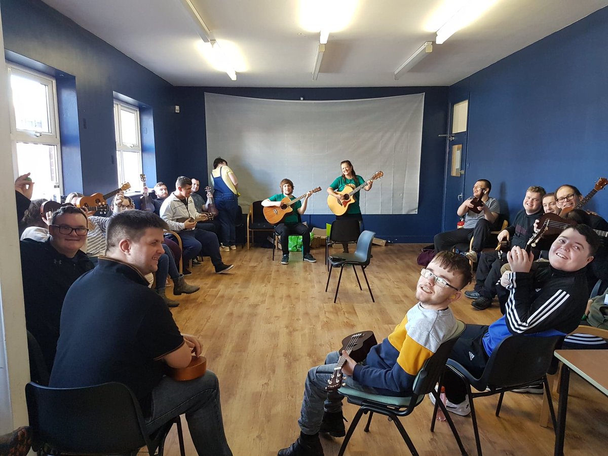 Guitar, Ukulele and singing #activecare #peoplesproject #hullsoundcircles #communitymusic #education #wellbeing #singingforhealth