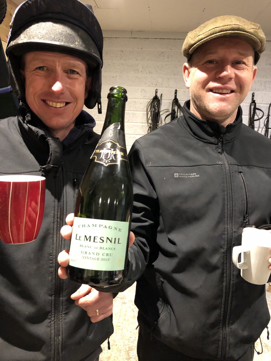 RHBloodstock's tweet photo. It just felt right opening this bottle of champagne this morning before ⁦@CheltenhamRaces⁩ best is luck to everyone all week. What a buzz fantastic to be involved. https://t.co/daVXU0fvVf
