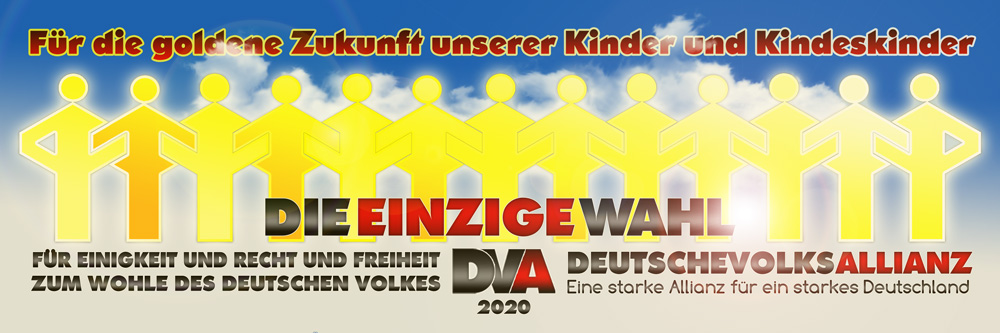 VOLKSALLIANZ's tweet photo. #DeutscheVolksAllianz #VolksAllianz #EsLebeDasVolk
#AllianzfürDeutschland #DeutscheVolksOrganisation 
Allianz für Einigkeit und Recht und Freiheit zum Wohle des deutschen Volkes und für eine #glücklicheZukunft für unsere Kinder und Kindeskinder.
@VOLKSALLIANZ  #DieEinzigeWahl https://t.co/3A3QxrISsO