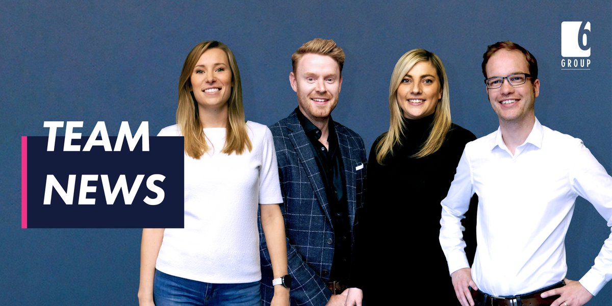The6Group's tweet photo. - Our Head of Delivery, Amanda Harper, has returned from maternity leave.

- Andrew England is promoted to Client Partner - Airport, Aviation &amp; Aerospace.

- Both Jessica Crumbleholme and Valentin Unverricht to move up into Senior Delivery Consultant roles.

#6Group #GoBeyond https://t.co/lZFD4KfGDC
