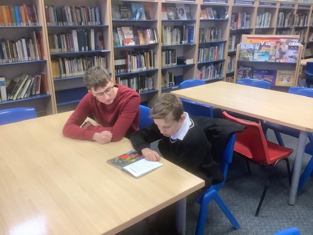 Thanks again  to the 6th form army of Accelerated Reader reading mentors - supporting, encouraging, listening ...helping raise reading proficiency in year 7, well done everyone! <a href="/WyedeanEnglish/">Wyedean English</a> <a href="/6thFormWyedean/">Wyedean Sixth Form</a>