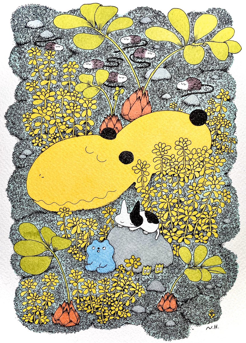 「On the moss. 」|ヒダカナオトのイラスト
