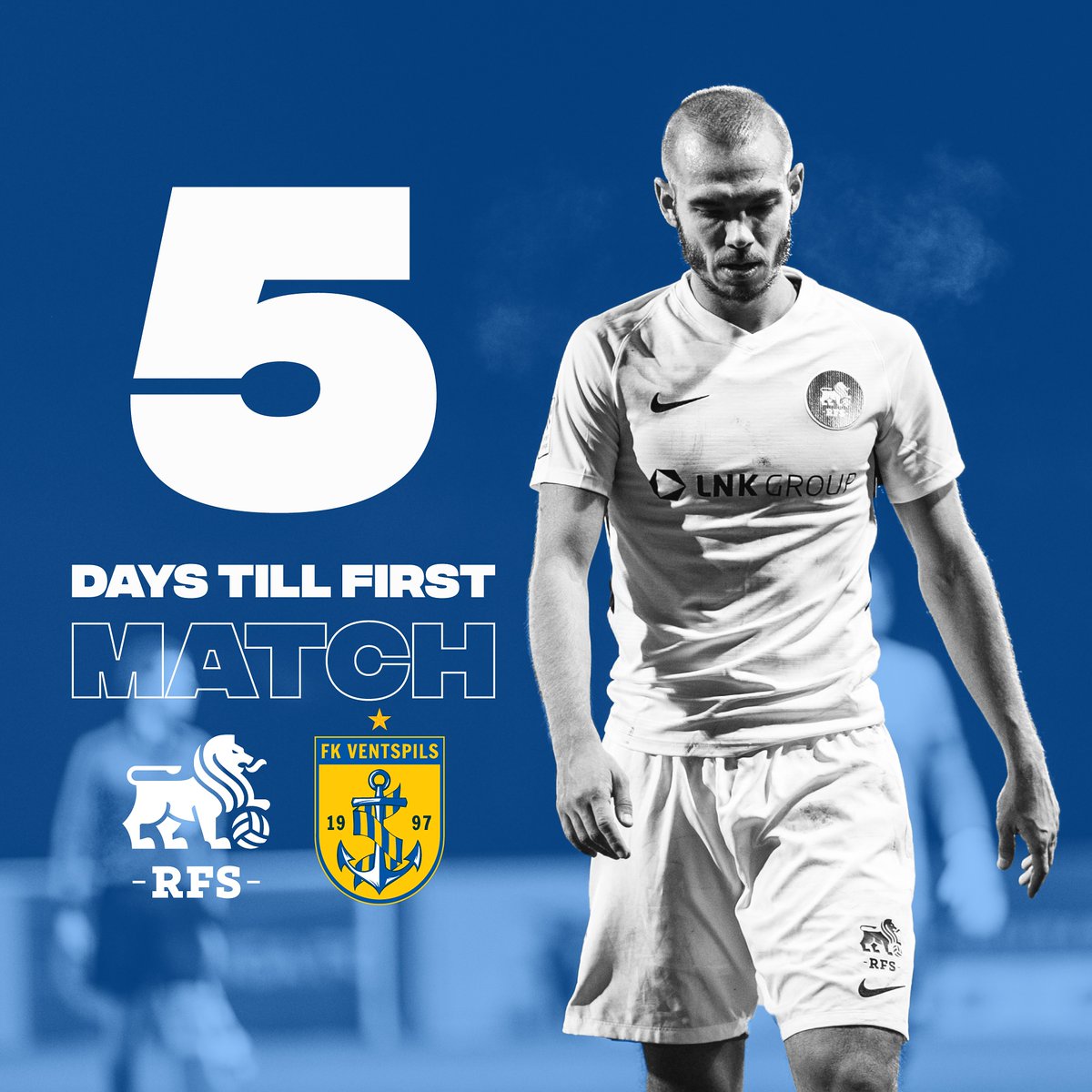 RFSDaily's tweet photo. Līdz sezonas startam atlikušas vien 5 dienas! ⚪️🔵
#fkrfs #rigaskomanda #fkrfsvsfkventspils https://t.co/5CCk2UrWnz