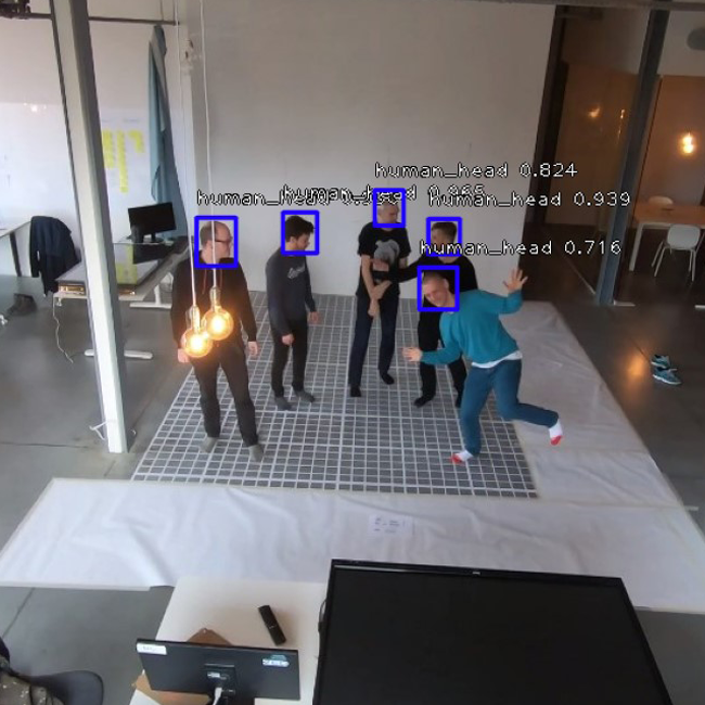 wearenocomputer's tweet photo. Meanwhile... Retinanet monday!
We trained retinanet/resnet50coco architecture on the brainwash data set to detect human heads on small scale, obfuscated, frontal, sideways and blurred. #retinanet #keras #brainwash #tensorflow https://t.co/lWVtubautf