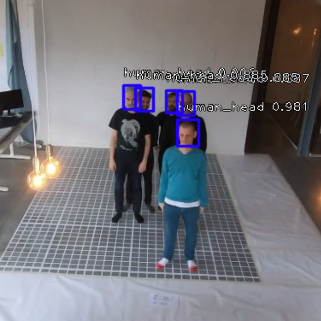 wearenocomputer's tweet photo. Meanwhile... Retinanet monday!
We trained retinanet/resnet50coco architecture on the brainwash data set to detect human heads on small scale, obfuscated, frontal, sideways and blurred. #retinanet #keras #brainwash #tensorflow https://t.co/lWVtubautf