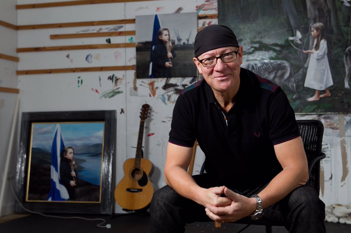Tomorrow our podcast produced by <a href="/thebiglight_/">The BigLight</a>  meets Scotland’s ‘Peoples Painter’ &amp; musician <a href="/gerardmburns/">Gerard M Burns</a> Our conversation explores grief, precariousness of living &amp; how he found his purpose! Powerful learnings. Subscribe on Apple-Spotify &amp; wherever you get your podcasts.