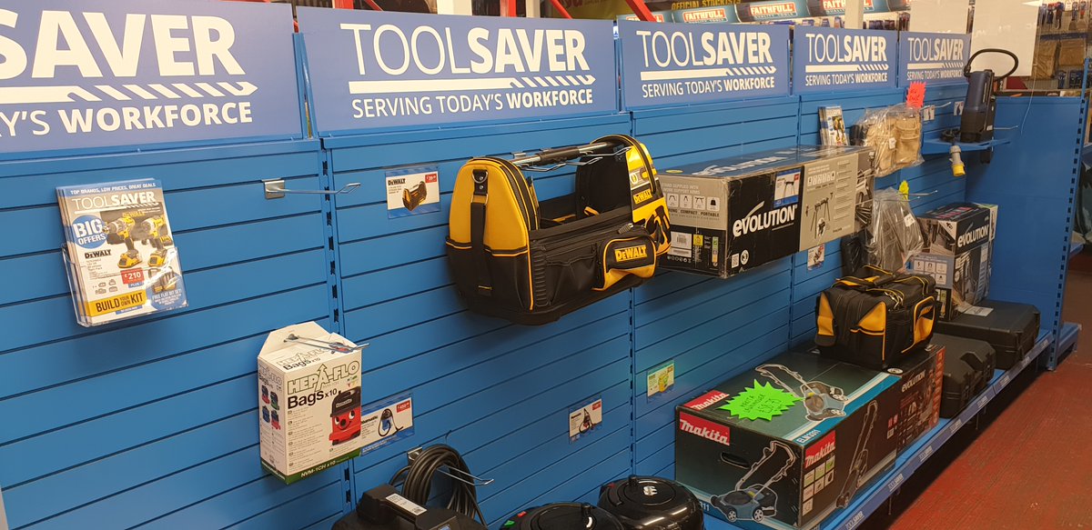 GeminiSupplies's tweet image. Here's a preview of the #ToolSaver display in our showroom. Come in and see us - there's lots to choose 👍🏽