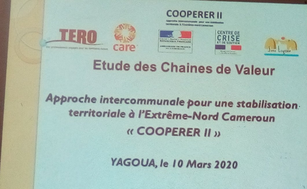CYagoua's tweet photo. Atelier sur l'Étude des chaînes de valeur: approche intercommunale pour une sensibilisation territoriale "COPERER II" YAGOUA le 10 Mars 2020. https://t.co/6sKxtA3dmf