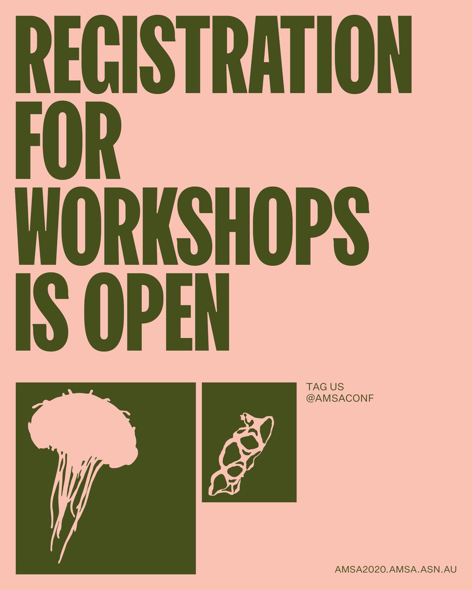 AMSAconf's tweet photo. 10 fantastic workshops have been added to the Conference Program! These workshops are free and now available to be added to your registration. Don’t miss out and book your spot in one of them now by visiting https://t.co/j6DYzHGeOQ #AMSA2020 #NZMSS2020 https://t.co/pODee54KrX