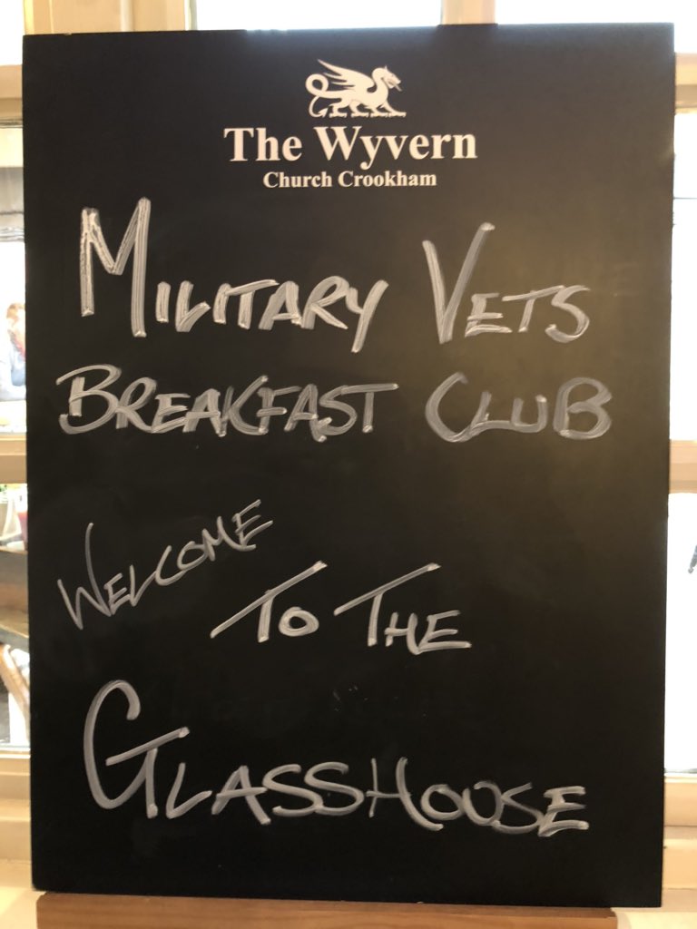VulnerableVete1's tweet photo. Just off to see the fabulous @VnF_LP Part of #VeteransHubsSE and #ASDIC to update them about the *New* Military Veterans Breakfast Club at the Wyvern in Church Crookham! https://t.co/ZWnY7pObeU