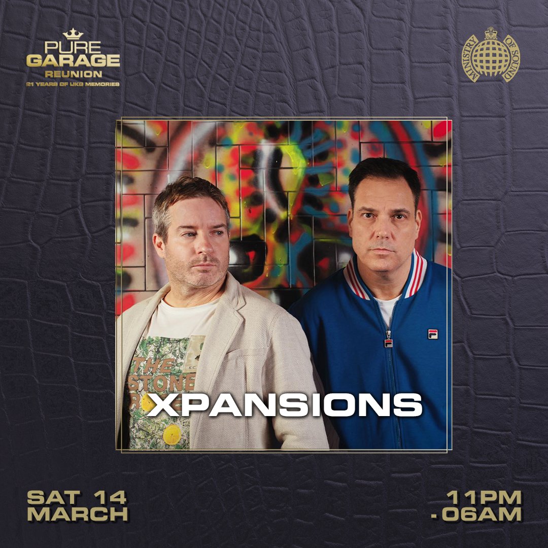 2/2 <a href="/puremusic/">PURE</a> Garage reunion this Saturday!

House in the 103 from some other legends 🔥

Tickets: bit.ly/2ULPY9X