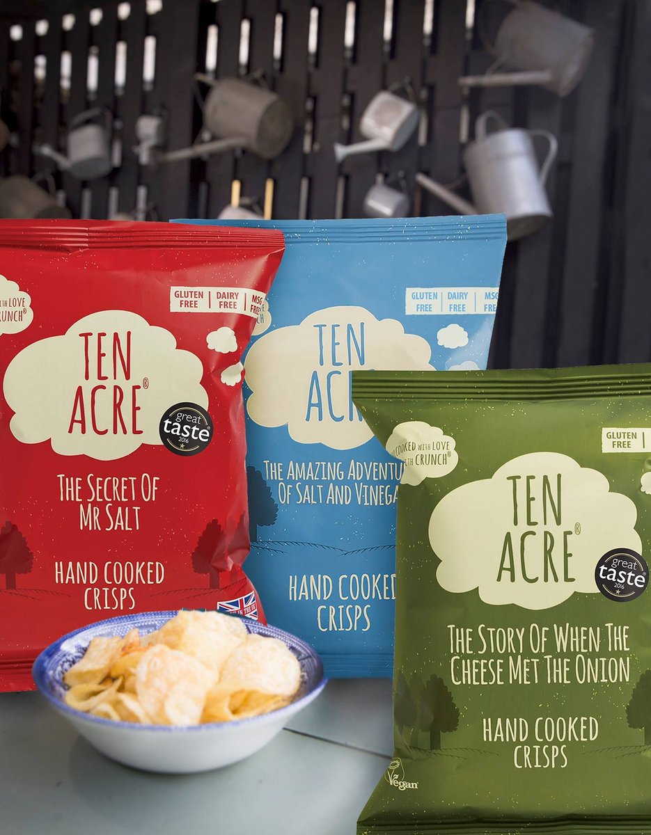 WaterfallsFB's tweet photo. The @10Acre Range are Hand Cooked,  Dairy Free and Gluten Free. What more can you possibly ask for?
Available in 5 fabulous flavours.
https://t.co/qtKMvTHY17 for more details.
#glutenfree #dairyfree #msgfree #snacks #popcorn #chips #madeinuk #tenacre #tasty #nopalmoil https://t.co/iBgPM0rgtB