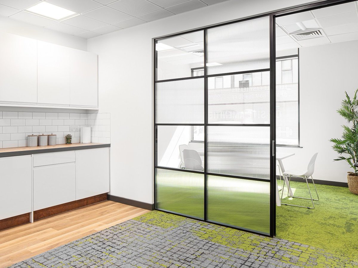 1NorthBank's tweet photo. With a fully fitted kitchen and internal meeting room, our stylish studio spaces have been created to provide a vibrant working environment for smaller businesses to flourish. #sheffieldissuper #justaddpeople #yourspaceyourway #hasslefree #officespace #shoutaboutsheff https://t.co/WG3Gy8RnHn